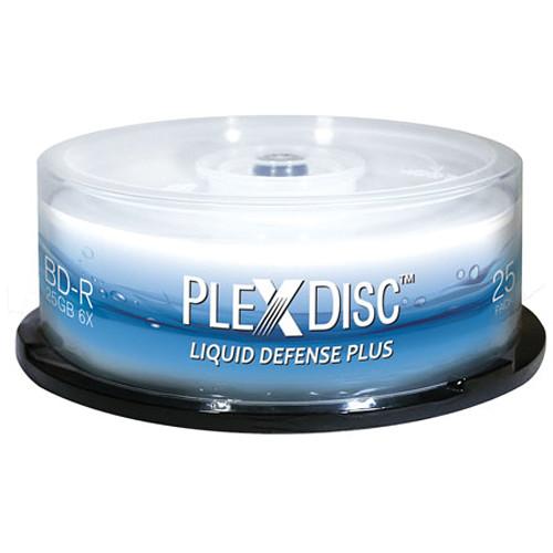 PlexDisc 25GB BD-R Glossy White Inkjet Hub PLEX/633-C13