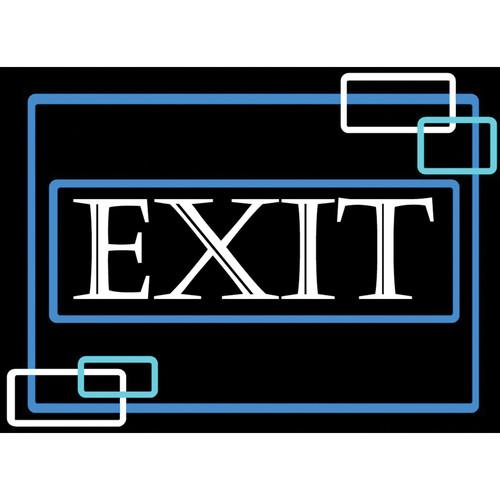 Porta-Trace / Gagne LED Light Panel with Exit Logo 1824-EXIT 2