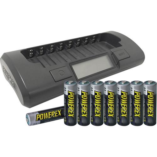 Powerex MH-C800S 8-Cell Smart Charger for AA / AAA MH-C800S8AA27, Powerex, MH-C800S, 8-Cell, Smart, Charger, AA, /, AAA, MH-C800S8AA27