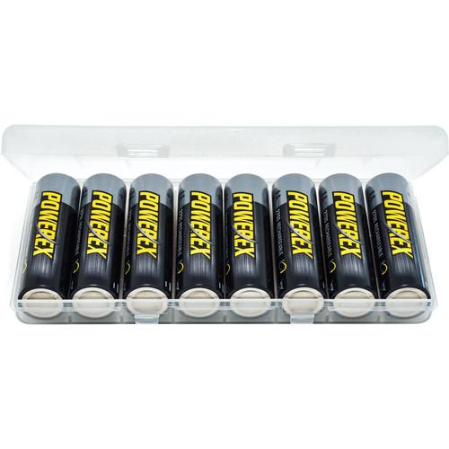 Powerex Rechargeable AA NiMH Batteries MH-8AA270-BH