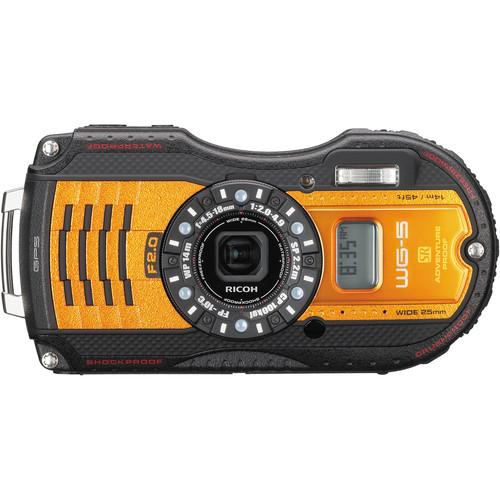 Ricoh  WG-5 GPS Digital Camera (Orange) 04664, Ricoh, WG-5, GPS, Digital, Camera, Orange, 04664, Video