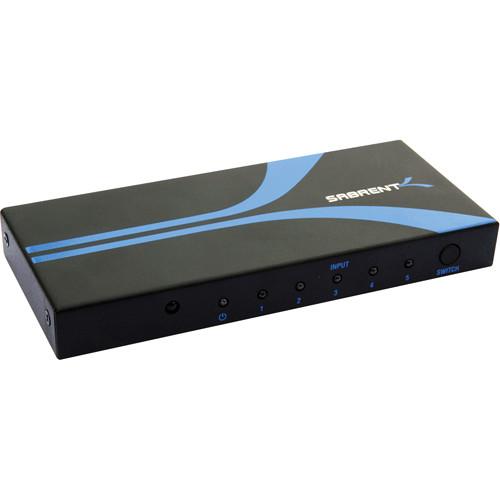 Sabrent  5-Port HDMI Switcher ST-HDMI, Sabrent, 5-Port, HDMI, Switcher, ST-HDMI, Video