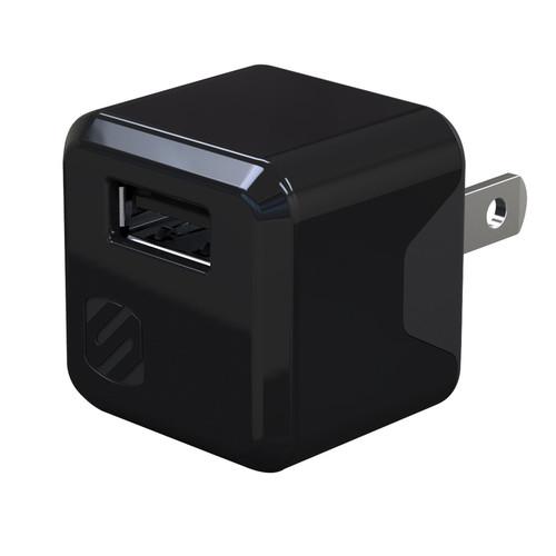 Scosche superCUBE Compact USB Wall Charger (Black) USBH121M, Scosche, superCUBE, Compact, USB, Wall, Charger, Black, USBH121M,