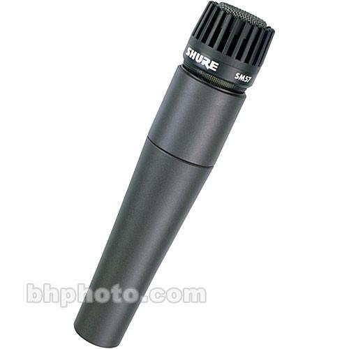 Shure  SM57-LC Microphone and Windscreen Kit, Shure, SM57-LC, Microphone, Windscreen, Kit, Video