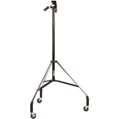 Smith-Victor Dollypod IVA Wheeled Tripod with 3-Way Head 700002, Smith-Victor, Dollypod, IVA, Wheeled, Tripod, with, 3-Way, Head, 700002