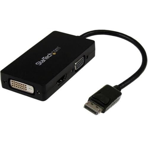 StarTech Travel A/V Adapter and 3-in-1 DisplayPort to DP2VGDVHD