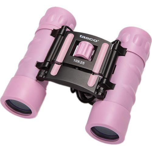 Tasco 10x25 Essentials Compact Binocular (Pink) 168RBP, Tasco, 10x25, Essentials, Compact, Binocular, Pink, 168RBP,