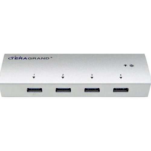 Tera Grand 4-Port USB 3.0 Hub with Power Adapter USB3-4PHUB-ASL, Tera, Grand, 4-Port, USB, 3.0, Hub, with, Power, Adapter, USB3-4PHUB-ASL