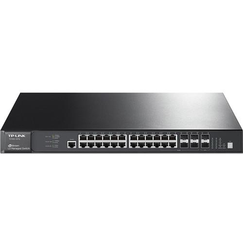 TP-Link T3700G-28TQ JetStream 28-Port Gigabit L3 T3700G-28TQ, TP-Link, T3700G-28TQ, JetStream, 28-Port, Gigabit, L3, T3700G-28TQ,