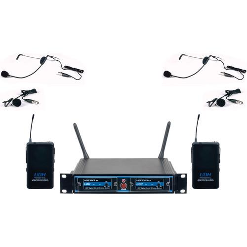 VocoPro UDH-Dual-B UHF Digital Hybrid Wireless UDH-DUAL-B4