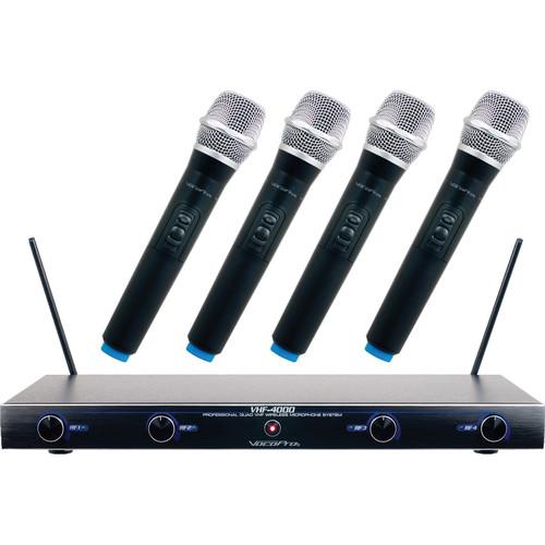 VocoPro VHF-4005 Four Channel Rechargeable VHF Wireless VHF-4005, VocoPro, VHF-4005, Four, Channel, Rechargeable, VHF, Wireless, VHF-4005