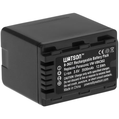 Watson VW-VBK360 Lithium-Ion Battery Pack (3.6V, 3500mAh) B-3631