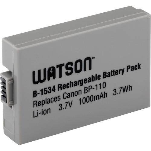 Watson Watson BP-110 Lithium-Ion Battery (3.7V, 1000mAh) B-1534, Watson, Watson, BP-110, Lithium-Ion, Battery, 3.7V, 1000mAh, B-1534