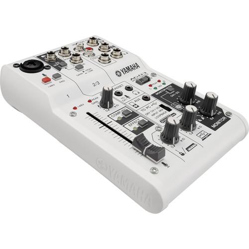 Yamaha AG03 3-Channel Mixer & USB Audio Interface AG03