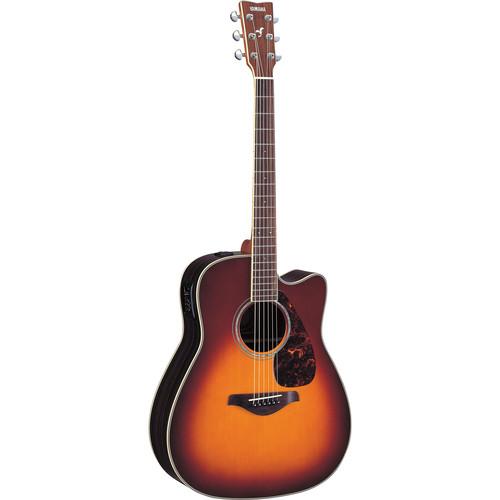Yamaha FGX730SC Acoustic/Electric Solid-Top Cutaway FGX730SC BS