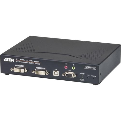 ATEN KE6940R Dual DVI KVM Over IP Extender Transmitter KE6940T, ATEN, KE6940R, Dual, DVI, KVM, Over, IP, Extender, Transmitter, KE6940T