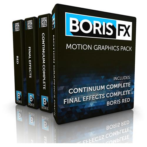 Boris FX Motion Graphics Pack for Avid (Download) MGPAVX