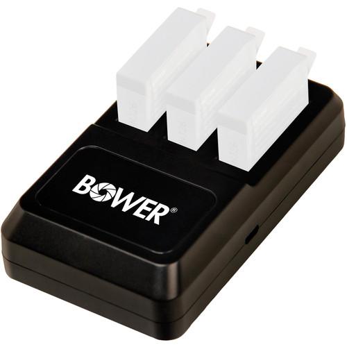 Bower Xtreme Action Series Triple Battery Charger XAS-GP4TRI, Bower, Xtreme, Action, Series, Triple, Battery, Charger, XAS-GP4TRI,