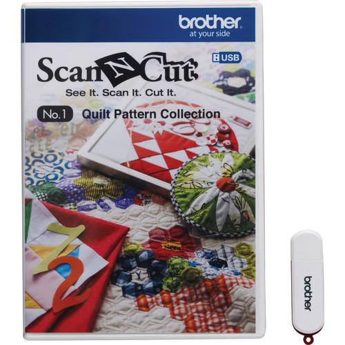 Brother USB No. 1 Quilt Pattern Collection for ScanNCut CAUSB1, Brother, USB, No., 1, Quilt, Pattern, Collection, ScanNCut, CAUSB1