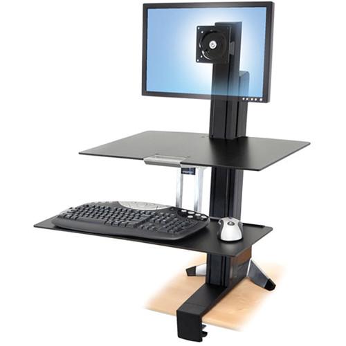 Ergotron 33-350-200 WorkFit-S LCD LD Sit-Stand 33-350-200
