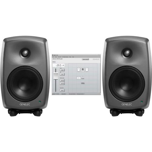 Genelec Two 8330A Active Monitor with GLM 8330 STEREO SAM
