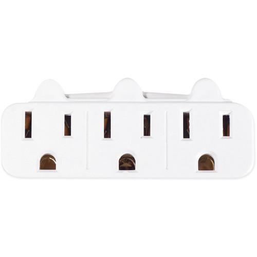 Go Green 3-Outlet Wall Tap Adapter (White) GG-13000TW, Go, Green, 3-Outlet, Wall, Tap, Adapter, White, GG-13000TW,
