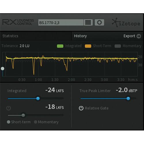 iZotope RX Loudness Control - Automatic RX LOUDNESS CONTROL, iZotope, RX, Loudness, Control, Automatic, RX, LOUDNESS, CONTROL,