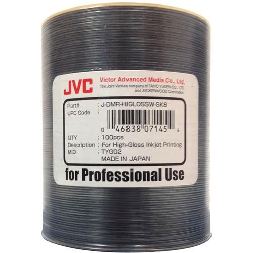 JVC  8x Printable Inkjet DVD-R JDMR-HIGLOSSW-SK8, JVC, 8x, Printable, Inkjet, DVD-R, JDMR-HIGLOSSW-SK8, Video