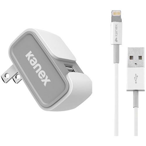 Kanex MiColor 2.4A Wall Charger with Lightning KWCU24V2KT8P