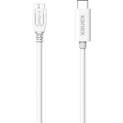 Kanex USB-C to Micro-B Cable (4', White) KU3CMB111M, Kanex, USB-C, to, Micro-B, Cable, 4', White, KU3CMB111M,