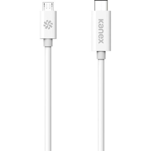 Kanex USB-C to Micro-USB Cable (4', White) KUCMB111M, Kanex, USB-C, to, Micro-USB, Cable, 4', White, KUCMB111M,