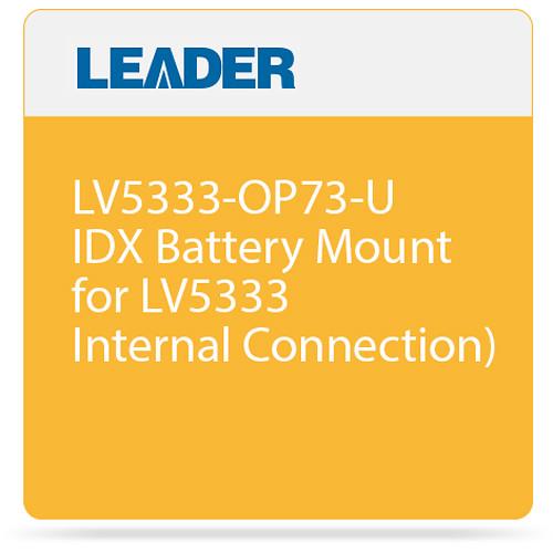 Leader LV5333-OP73-U IDX Battery Mount for LV5333 LV5333-OP73-U, Leader, LV5333-OP73-U, IDX, Battery, Mount, LV5333, LV5333-OP73-U