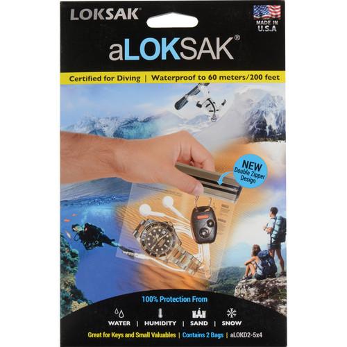 LOKSAK aLOKSAK Waterproof Bags - 5 x 4