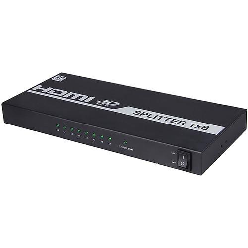 MagiCue MAQ-MAX-HD108B Maxim 1 x 8 HDMI Splitter MAQ-MAX-HD108B, MagiCue, MAQ-MAX-HD108B, Maxim, 1, x, 8, HDMI, Splitter, MAQ-MAX-HD108B