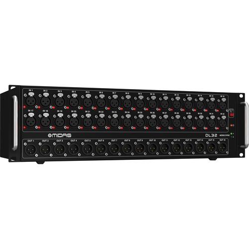 Midas DL32 - 32-Input / 16-Output Stage Box with 32 Midas DL32, Midas, DL32, 32-Input, /, 16-Output, Stage, Box, with, 32, Midas, DL32