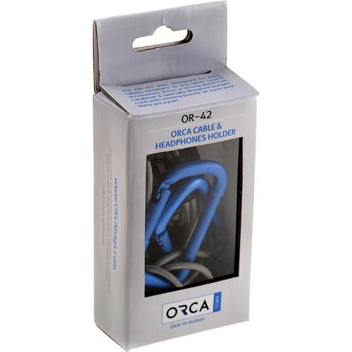 ORCA OR-42 Cable & Headphones Holder (Pair) OR-42, ORCA, OR-42, Cable, Headphones, Holder, Pair, OR-42,