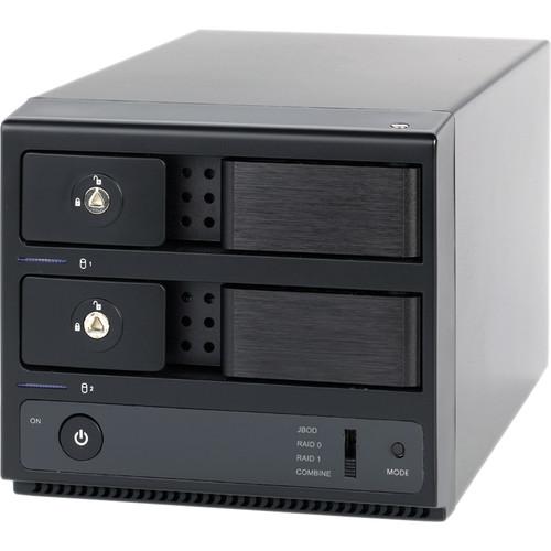 Oyen Digital Mobius 2-Bay FireWire 800 eSATA USB 3.0 3R2-EB3-M