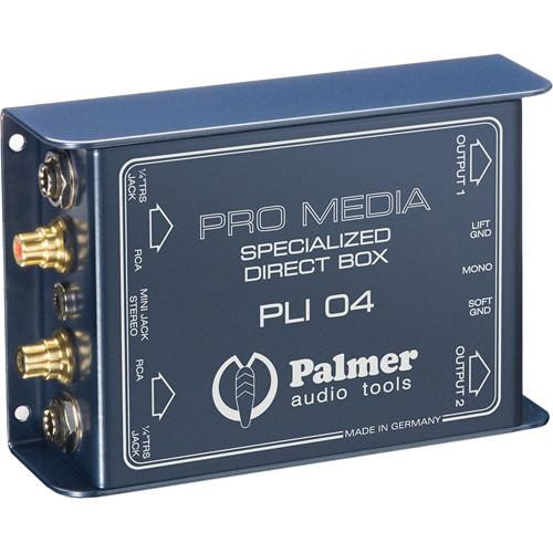 Palmer PLI04 Media DI Box for PC and Laptop (2 Channels) PLI04, Palmer, PLI04, Media, DI, Box, PC, Laptop, 2, Channels, PLI04