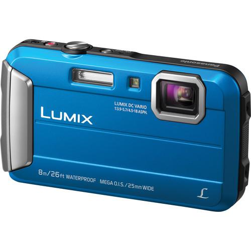 Panasonic Lumix DMC-TS30 Digital Camera Basic Kit (Blue)