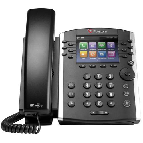 Polycom VVX400 12-Line Phone-No Power Supply-TAA G2200-46157-025
