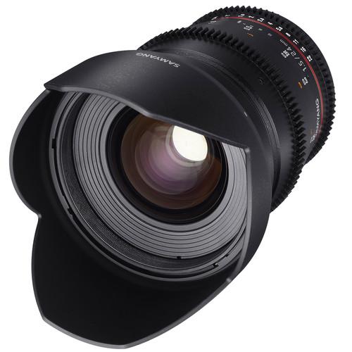 Samyang 24mm T1.5 VDSLRII Cine Lens for Canon EF Mount SYDS24M-C, Samyang, 24mm, T1.5, VDSLRII, Cine, Lens, Canon, EF, Mount, SYDS24M-C