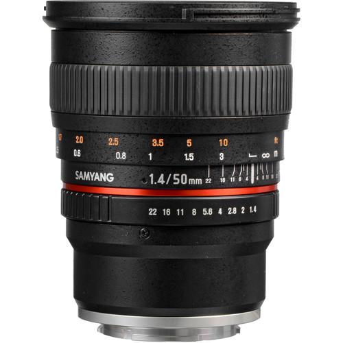 Samyang 50mm f/1.4 AS UMC Lens for Sony E SY50M-E, Samyang, 50mm, f/1.4, AS, UMC, Lens, Sony, E, SY50M-E,