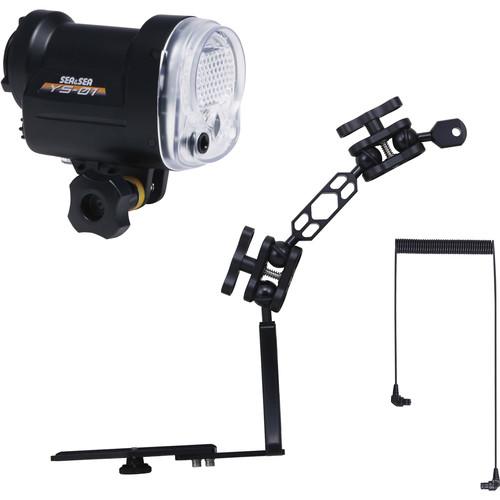 Sea & Sea YS-01 Strobe Lighting Package with Sea Arm 8 SS-70047, Sea, &, Sea, YS-01, Strobe, Lighting, Package, with, Sea, Arm, 8, SS-70047