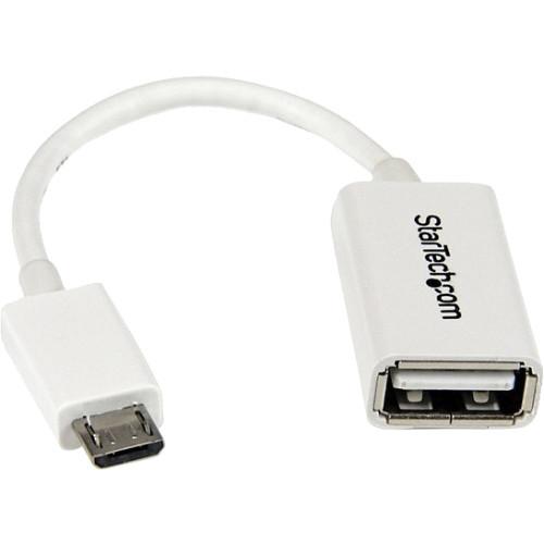 StarTech Micro-USB Male to USB Female OTG Host Adapter UUSBOTGW, StarTech, Micro-USB, Male, to, USB, Female, OTG, Host, Adapter, UUSBOTGW