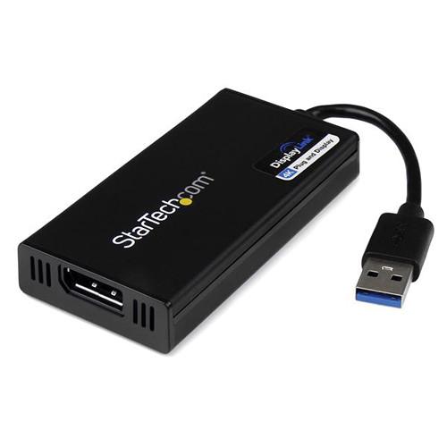 StarTech USB 3.0 to 4K DisplayPort Adapter (Black) USB32DP4K, StarTech, USB, 3.0, to, 4K, DisplayPort, Adapter, Black, USB32DP4K,