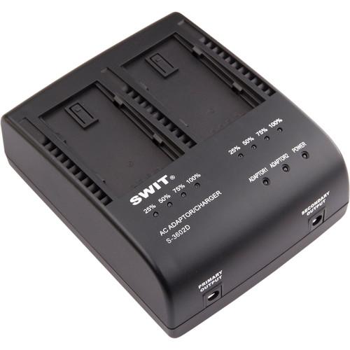 SWIT S-3602D Dual Charger/Adapter for Panasonic S-3602D