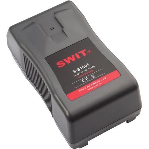 SWIT S-8160S 190Wh Li-Ion V-Mount Battery S-8160S, SWIT, S-8160S, 190Wh, Li-Ion, V-Mount, Battery, S-8160S,