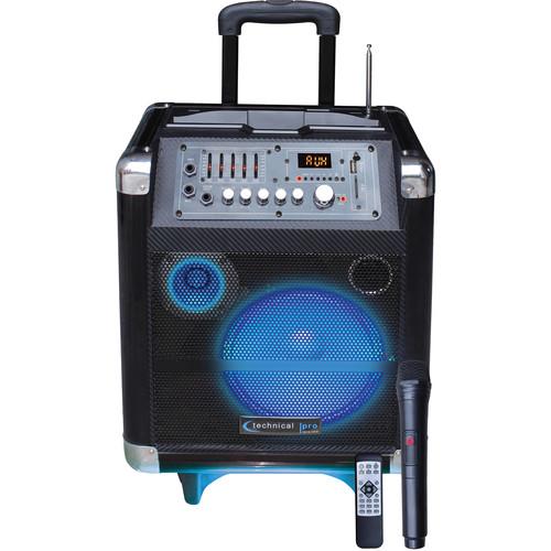 Technical Pro WASP850LBT 8'' Portable PA System WASP850LBT, Technical, Pro, WASP850LBT, 8'', Portable, PA, System, WASP850LBT,