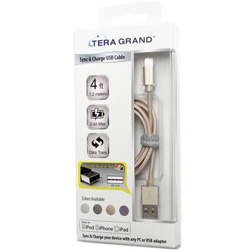 Tera Grand Apple MFi Lightning to USB Sync and APL-WI056-GY