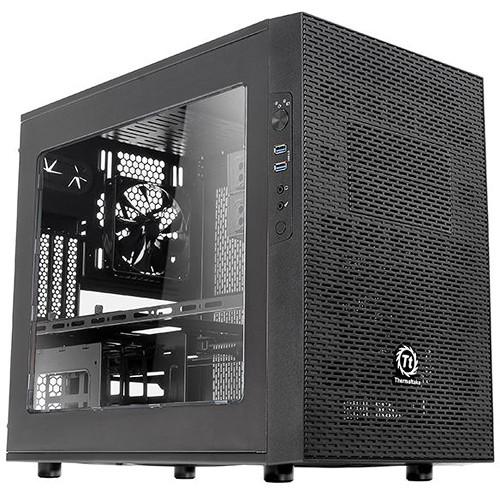 Thermaltake Core X1 ITX Cube Chassis (Black) CA-1D6-00S1WN-00, Thermaltake, Core, X1, ITX, Cube, Chassis, Black, CA-1D6-00S1WN-00
